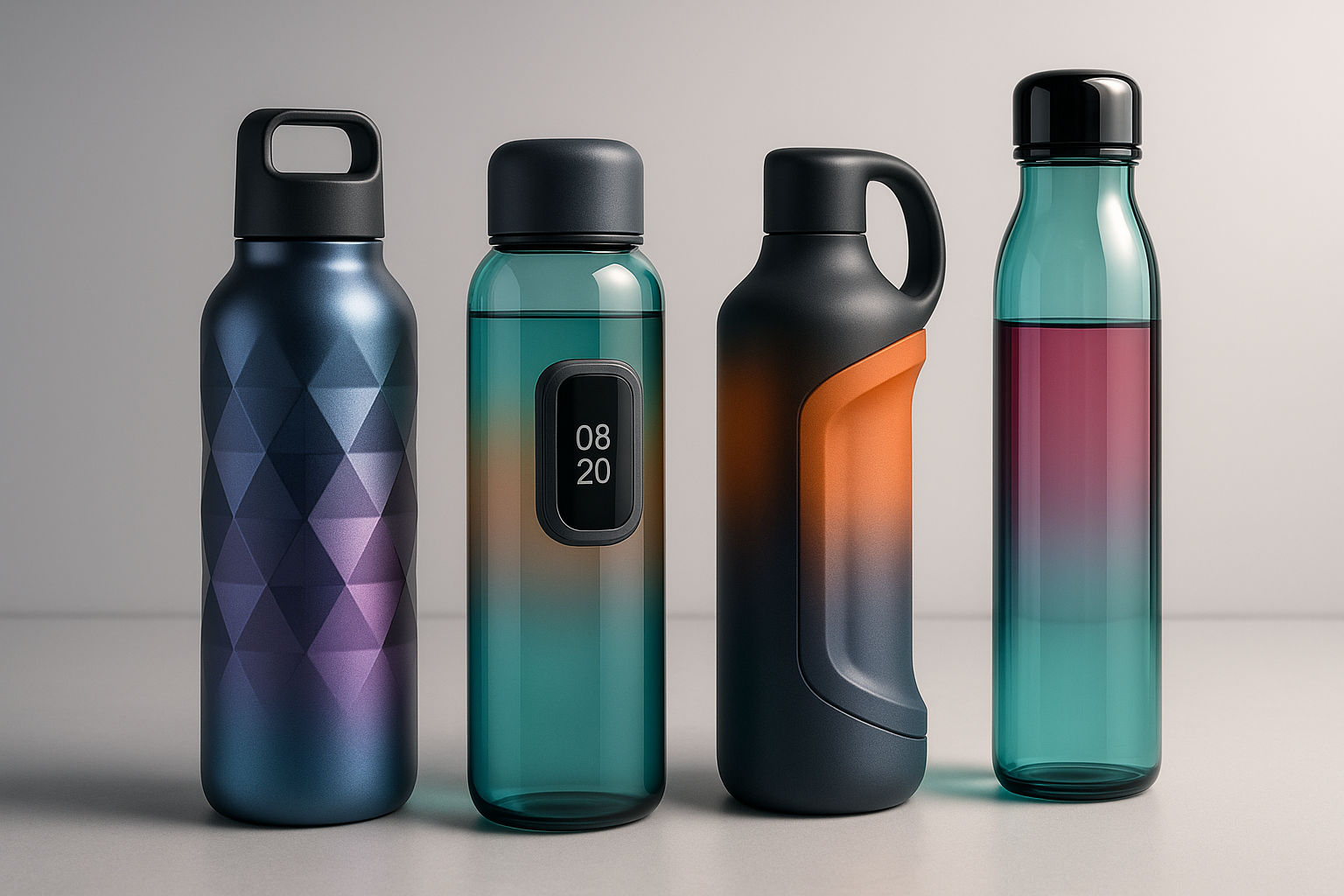 super cool and modern water bottles